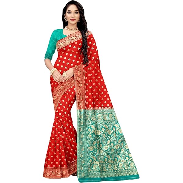 南インドサリー、ブラウスセット(2枚) Amazon | [IMTRA FASHION] レディース インド サリー ジョー